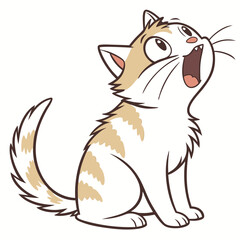 Adobe Illustrator Artwor kangry-and-surprised-cat-isolated-on-transparent.