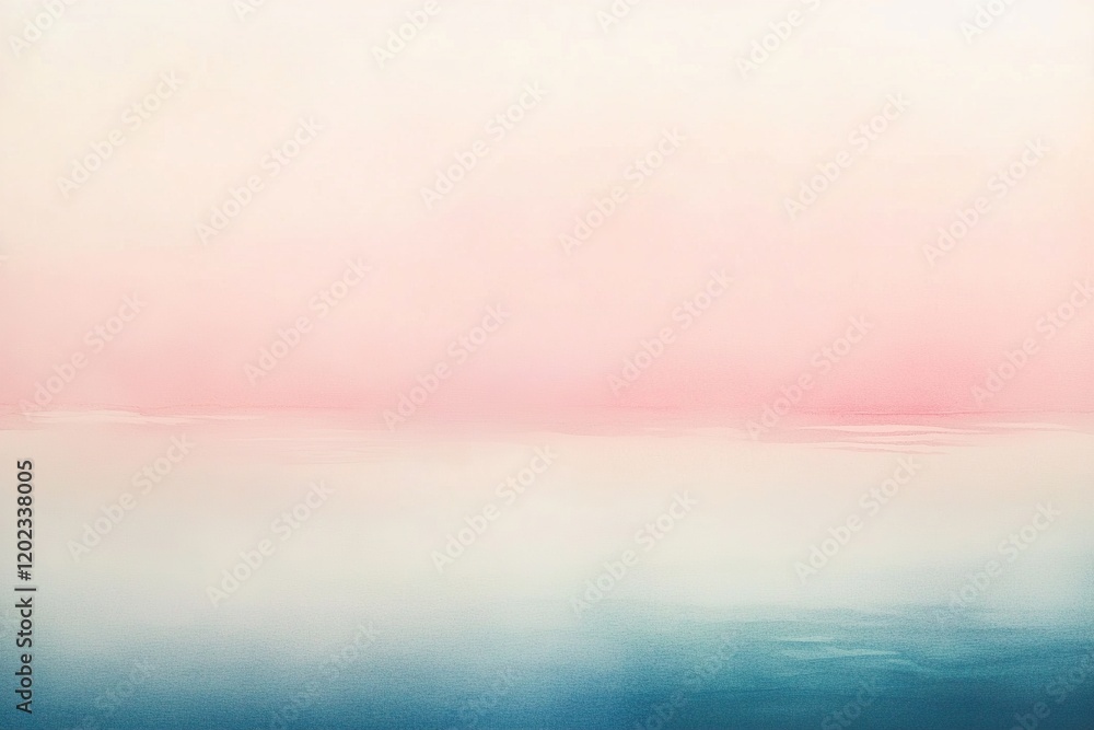 Poster a calming watercolor ombre background transitions from blush pink to light beige, creating a dreamy 