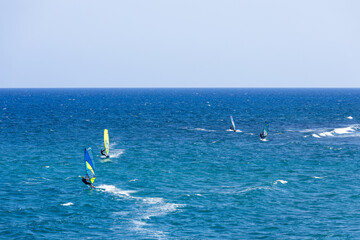 Naklejka premium Küste Gran Canaria Spanien Wellen Wasser 