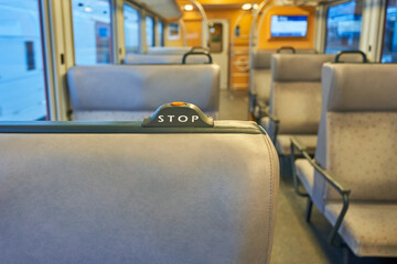 Train Stop Button – Public Transport, Emergency, Seat Call