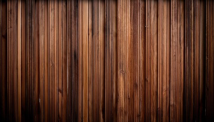 Fototapeta premium vertical wooden slats on a wall