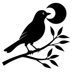 silhouette of a bird