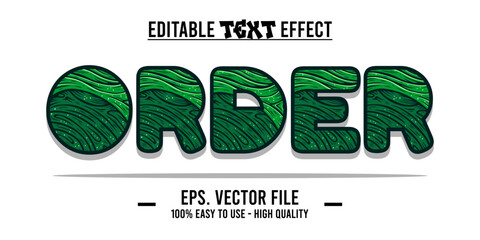 Order, edited and beautified words with cool illustrations for advertising needs, promotions, product sales advertisements. give a unique and modern impression to every visual displayed. EPS file