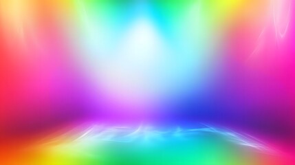 Vibrant Rainbow Gradient Abstract Background Design