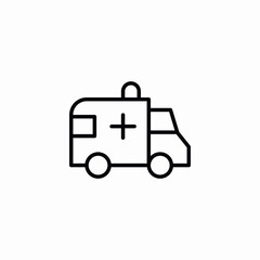 ambulance icon sign vector