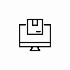 online order icon sign vector