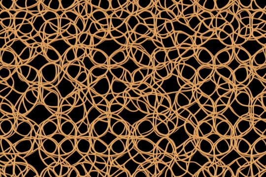 Abstract tangled lines pattern