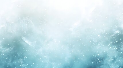 Abstract Light Blue Background With Sparkling Particles
