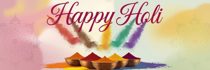 Happy Holi with Powder Streams