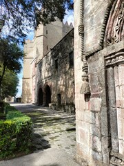 Vieja iglesia en el estado de Puebla.