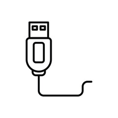 Cable vector icon stock illustration
