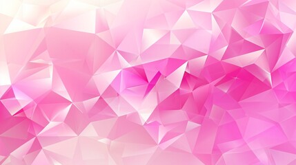 Fototapeta premium Vector Illustration Pink Abstract Polygonal Background