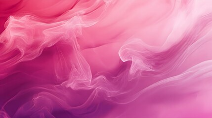 Obraz premium Abstract Pink Swirling Smoke Design Art