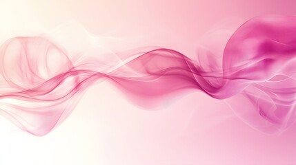Abstract Pink Wave Design Soft Elegant Background