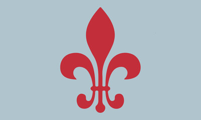  Heraldic symbol fleur de lis art vector illustration Hand drawn lettering phrase, Calligraphy t shirt design, Isolated on white background, Files for Cutting Cricut and Silhouette, EPS 10