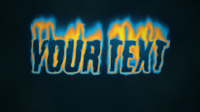 Flaming Letter Titles