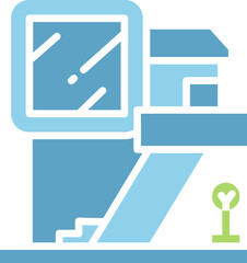 Modern Architecture Design Building Icon