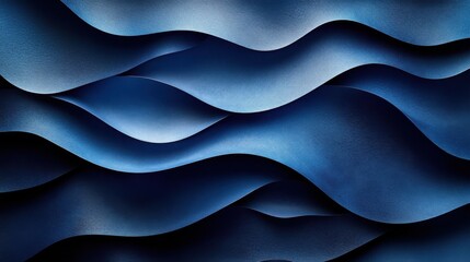 Obraz premium blue background with organic shapes for design, banner template. White space in the center of the page for text. Abstract geometric wallpaper.