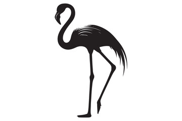 Fototapeta premium flamingo silhouette