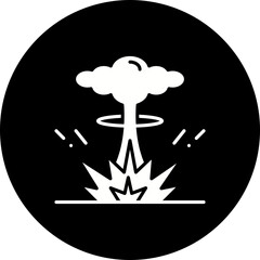 Blast icon single vector illustration