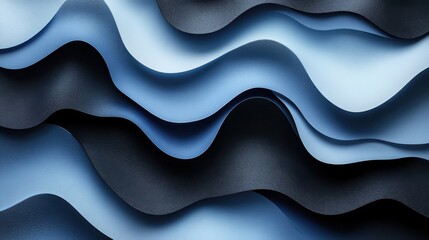 Photo of blue Background with Organic Shapes for Design, Featuring White Space in the Center for Text. Ideal for Banner Templates and Digital Projects. Abstract Minimalist Wallpaper.