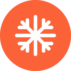 Snowing icon single vector illustration