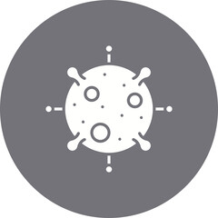 Epidemic icon single vector illustration