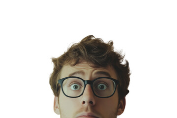 Confused Person Tilting Head: A Portrait of Uncertainty and Questioning, Perfect for Websites,      