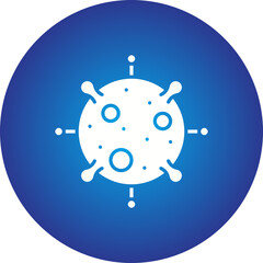 Epidemic icon single vector illustration
