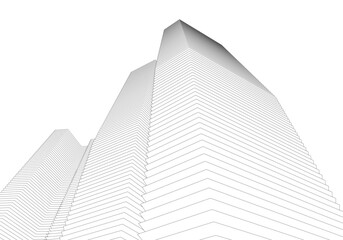 Fototapeta premium building isolated