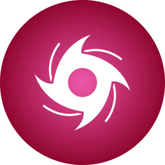 Cyclone icon single vector illustration