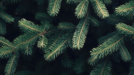 Close up Christmas tree background