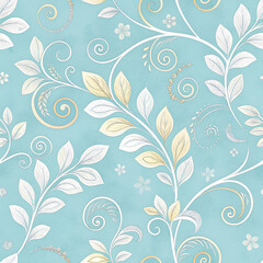 Fototapeta premium seamless floral background