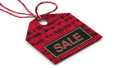 Red and black plaid pattern