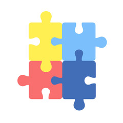 Obraz premium autism and neurodiversity awareness symbol 