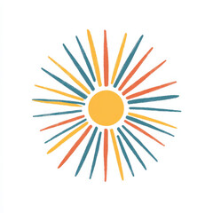 Sunburst with Vibrant Natural Colors