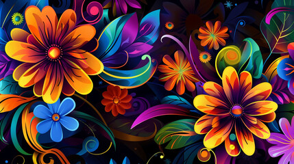 abstract floral background,