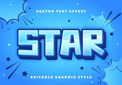 Blue And Cyan Ice Font Game Comic Frozen Text Effect