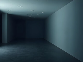 dark liminal space, 3d render