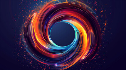 abstract background with circles