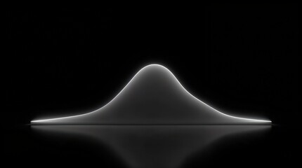 black and white rise and fall wave