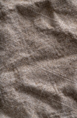 Close up of Natural Unbleached Linen Material