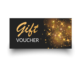 Gift vouchers with ribbons. Elegant template for a festive gift card, coupon and certificate. Discount Coupon Template Vector Illustration