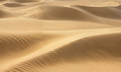   This prompt is about creating a highly detailed and realistic 8K texture of sand dunes, focusing on the seamless texture and wind-blown patterns with fine grains.