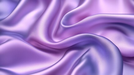 Obraz premium Soft lilac fabric with luxurious satin texture and seamless elegant folds