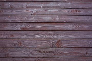 Obraz premium Wooden, brown building facade, background, texture, wood, boards.