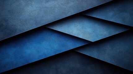 Overlapping Shapes on blue Background for Design, Banner Template, Minimalist Abstract Wallpaper with Copy Space, Simple Geometric Modern Wallpaper for Text Placement and Creative Use