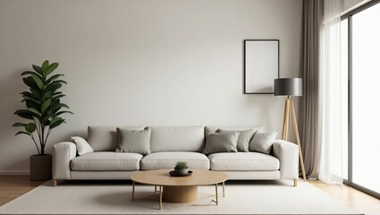 Simplicity in Design: A Minimalist Living Room