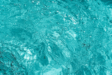 
turquoise water in motion
