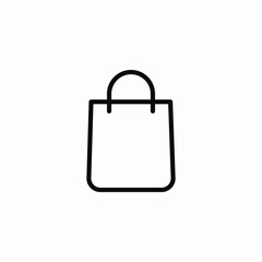 shopping bag icon sign vector